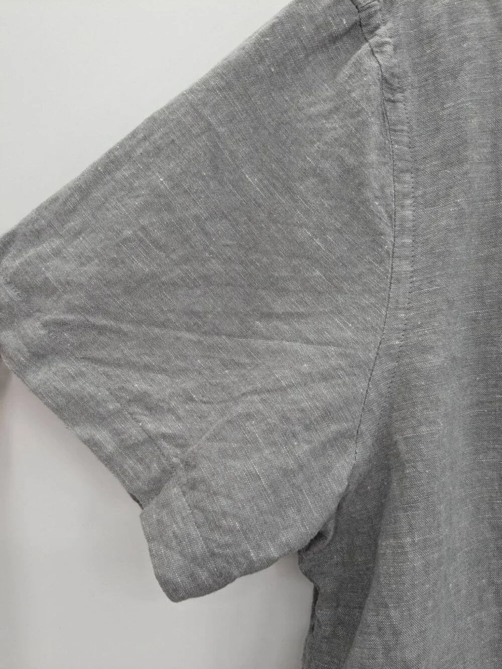 Banana Republic‎ Slim Fit Button Up Linen Cotton Minimalist Office Resort XLarge